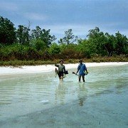 Terwijl wij snorkelden gingen de crew vissen    