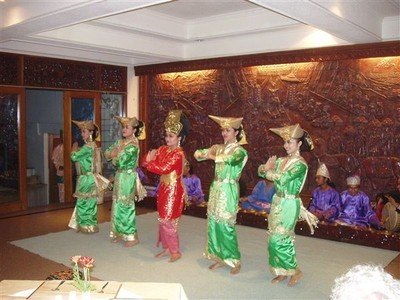 Minangkabauer dansgroep    