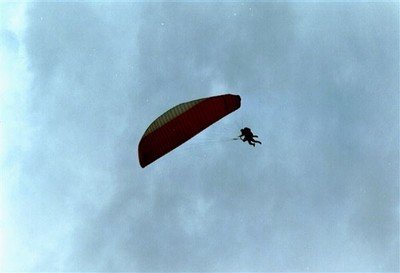 Paragliding bij het meer van Maninjau