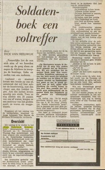 0. Klein Soldatenboek - AD - 25-07-1970